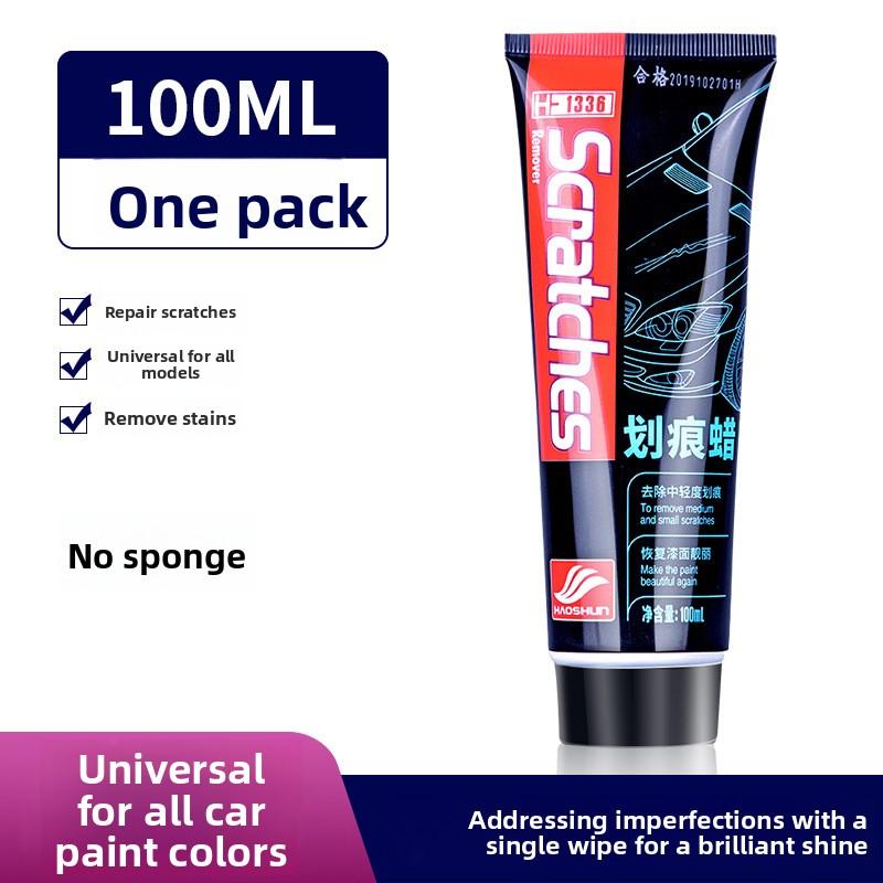 

Воск для удаления царапин на автомобиле, Инструмент для глубокого восстановления лакокрасочного покрытия автомобиля, Полировальная паста, Удаление царапин, Подходит как для черных, так и для белых автомобилей One bottle of scratch wax