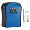 Wall Mounted Key Lock Box Sturdy Combination Lock Box Key Safe Storage  Construction Site