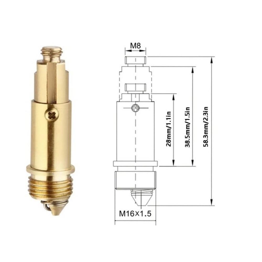 1PC Brass Universal Spring Loaded Easy Jump Up Drain Plug Click Clack Bounce Valve for Bathroom Sink Basin Shower Accessories