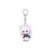 55MM Anime hololive Keychain Tokino Sora/Robocosan/Ōokami Mio/Shirogane Noel Key Chain Acrylic Model Plate Christmas Gifts