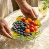 Safe Fruit Plate Lemon Pattern Dinner Plate Multi-purpose Shallow Plate  Picnic