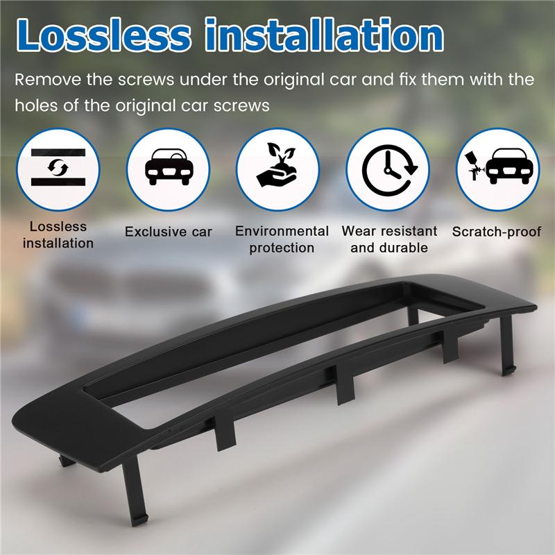 Portable Car Radio Fascia For BENZ B Class (W246)/A Class (W176) 2013-2015 Stereo DVD Frame Trim Surround Panel Install Bezel