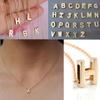 Fashion Women Initial Alphabet Letter A-Z Pendant Chain Necklace