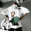 Unisex Zoro Grafik T-Shirt Herren Damen Streetwear Baumwolle Kurzarm Tee Sommer 2026 Übergroß Lässig Tops Y2k