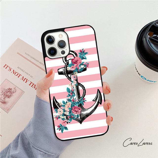 

Чехол для телефона Anchor Compass nautical sailor sailing для iPhone 7 8 Plus X XR XS SE2020 Apple 11 12 13 mini Pro Max Galaxy S10 S20 galaxy S21ultra