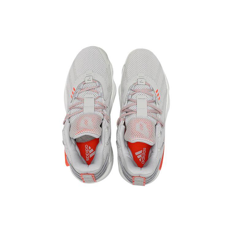 Adidas Dame 7 GCA Stehplätze Herren-Sneakers Grau Grau-Eins Solar-Rot G55176