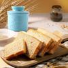 butter jar with lid Ceramic Butter Dish Handmade Big Capacity Butter Keeper Household use Cylindrical cheese butter Sealed can