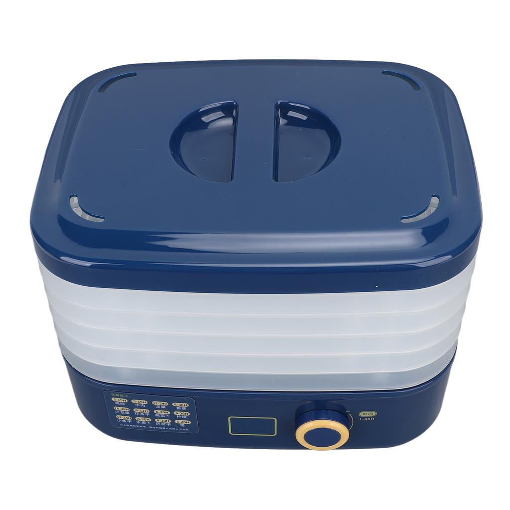 Food Dehydrator Machine Multifunctional 5 Tray 160W Efficient Dewatering Safe Fruit Dehydrator for