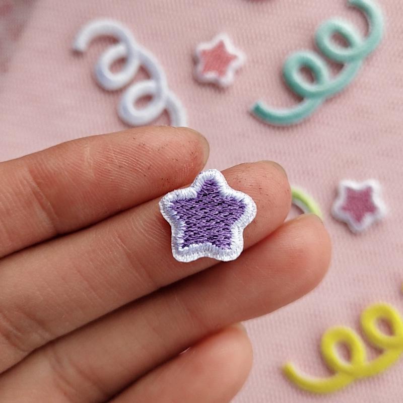 In Stock: Cute Mini Star Embroidery Patch for Clothing Decoration