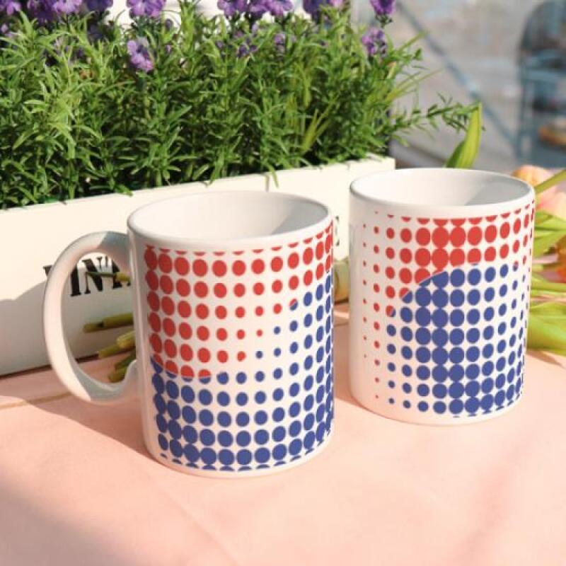 ec186-Design Mug 2p-Taegeuk Dot Pattern