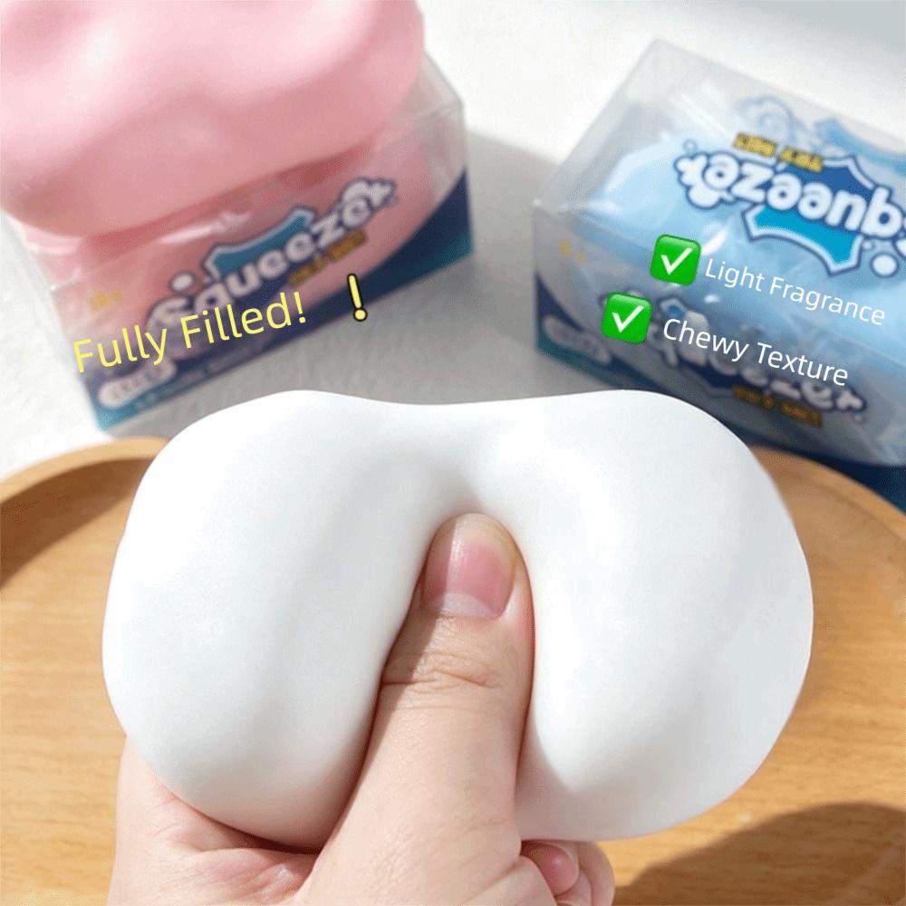 Finger Relax Soap Ball Squishy Handmade Crunchy Fidget Toy Building Block Squishy Adult Kids