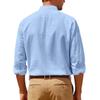 Spring And Fall  Linen Men's Shirt Long Sleeve Breathable Casual Pocket Shirt