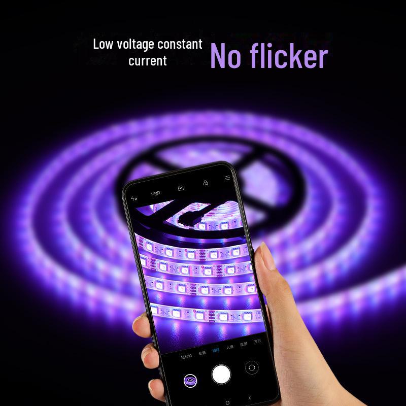 12V Wasserdichter 5050 RGB LED-Streifen: Farbwechselnde Outdoor-Dekorationsleuchte
