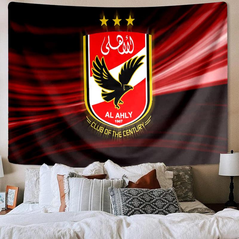 1PC America Club's Crest With Rabbit Tapestry, Unique Design Tapestry, Wall Decor for Bedroom,Livingroom, Playroom,Heartwarming Fan Holiday Gifts