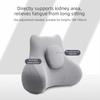 Rebound Lumbar Support Cushion Ergonomic Waist Pillow Comfortable Waist Rest  Travel Backrest