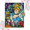 Disney Diamond Painting 5D Handmade DIY Cinderella Diamond Stickers Home Room Decorations Gifts