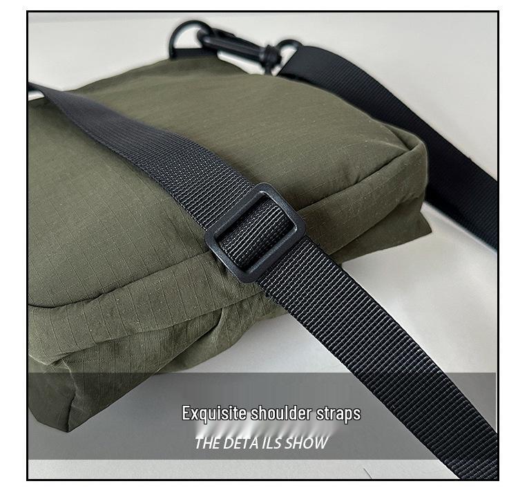 Japanese Style 2025 Casual Solid Color Mini Crossbody Phone Bag for Men and Women