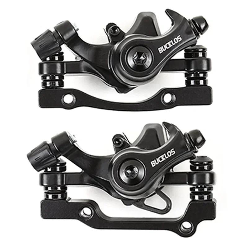 BUCKLOS Mtb Mechanical Disc Brake Caliper Set Bike Brake Levers with Cable Front Rear Bicycle Disc Brake Rotors Cycling Parts