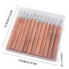 12Pcs SK2 Rosewood Imitation Wood Carving Tools Set Soft Basswood Woodworking Engraving Knives for Handicrafts