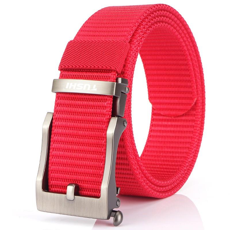 Direct Sales All-matching Canvas Outdoor Automatic Buckle Belt Men's Quick-drying Nylon Zinc Alloy Jeans