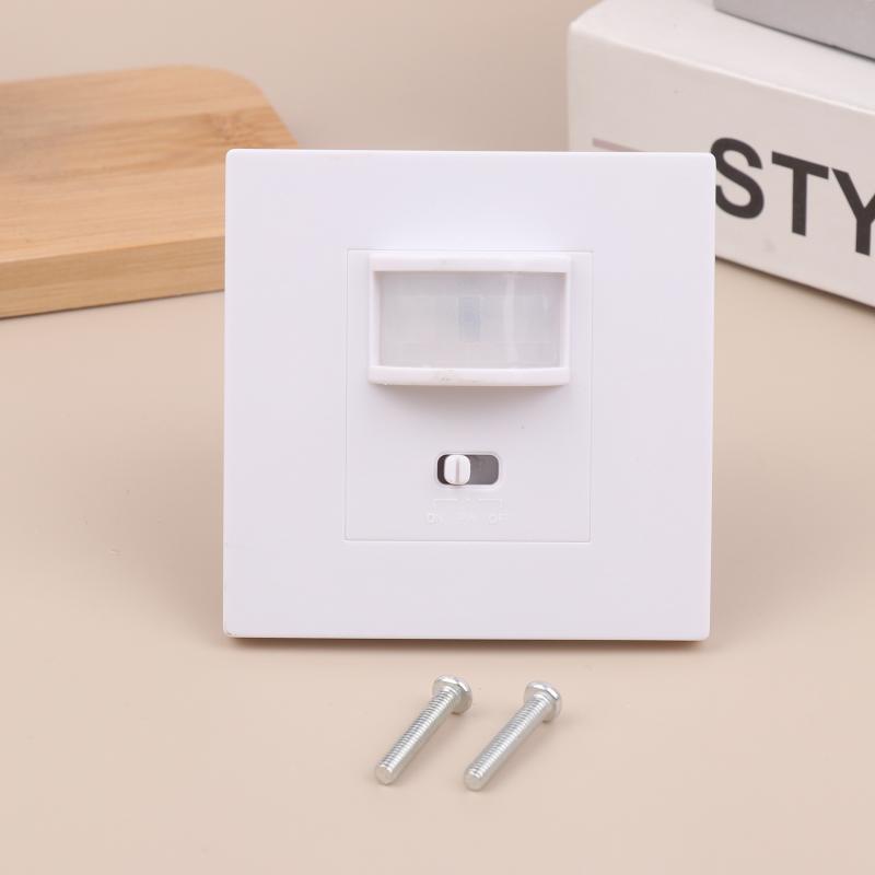 PIR Kızılötesi Hareket Sensörü Anahtarı Duvara Monte AC110240V LED Işık Lamba için Akıllı Ev Güvenlik Otomasyon Anahtarı