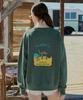 Peullukeu Camel Pigment Sweatshirt Blue Green Fmt756