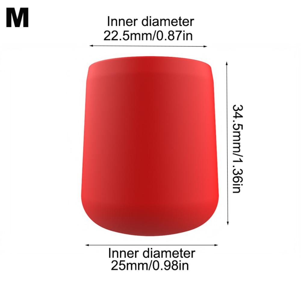 Multiple Colors Fishing Rod End Cap Silicone Rod Bottom Protector New Back Block