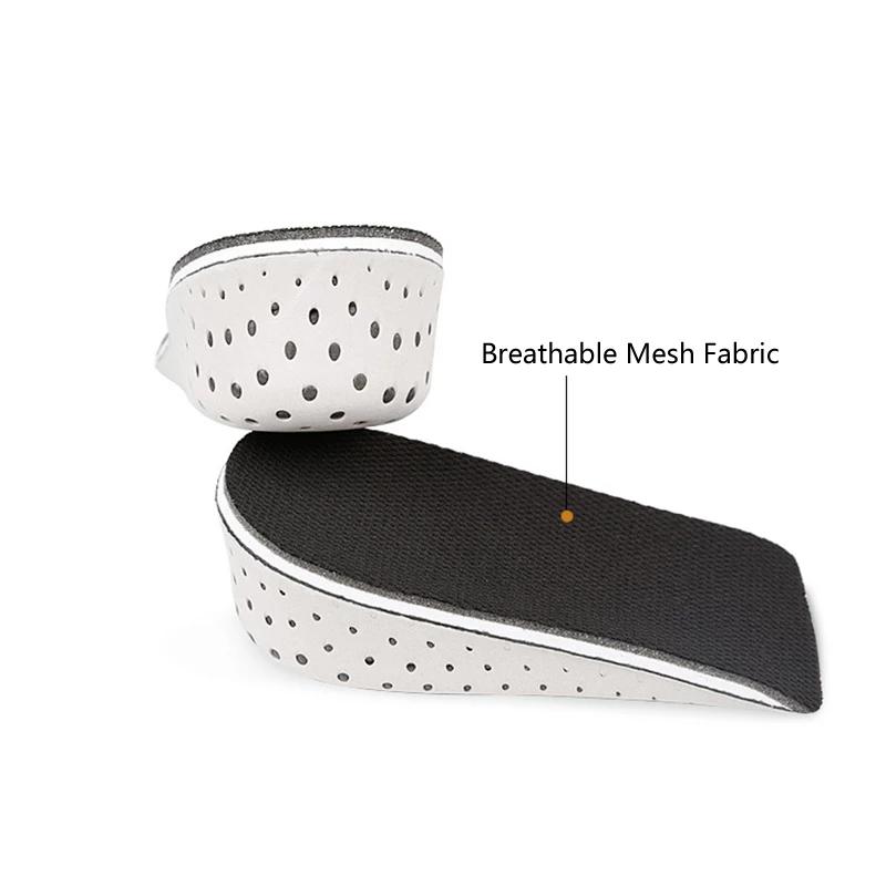 Solette rialzanti, Memory Foam, Solette interne rialzanti invisibili, Comfort sportivo, Mezze solette per uomo e donna