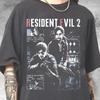 Resident Evil 2 Game Casual Trendy Graphic Vintage Y2K T Shirt Women Unisex Cotton Tee Summer Spring Oversized Novelty Loose Tops