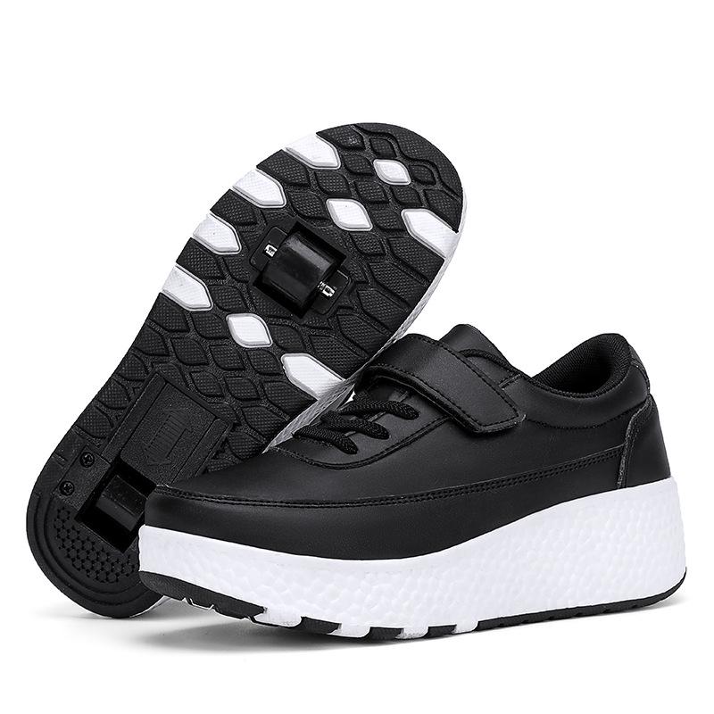 Lightweight Two-Wheel Roller Shoes for Beginners - Unisex Kids, Teens, and Adults Roller Skates