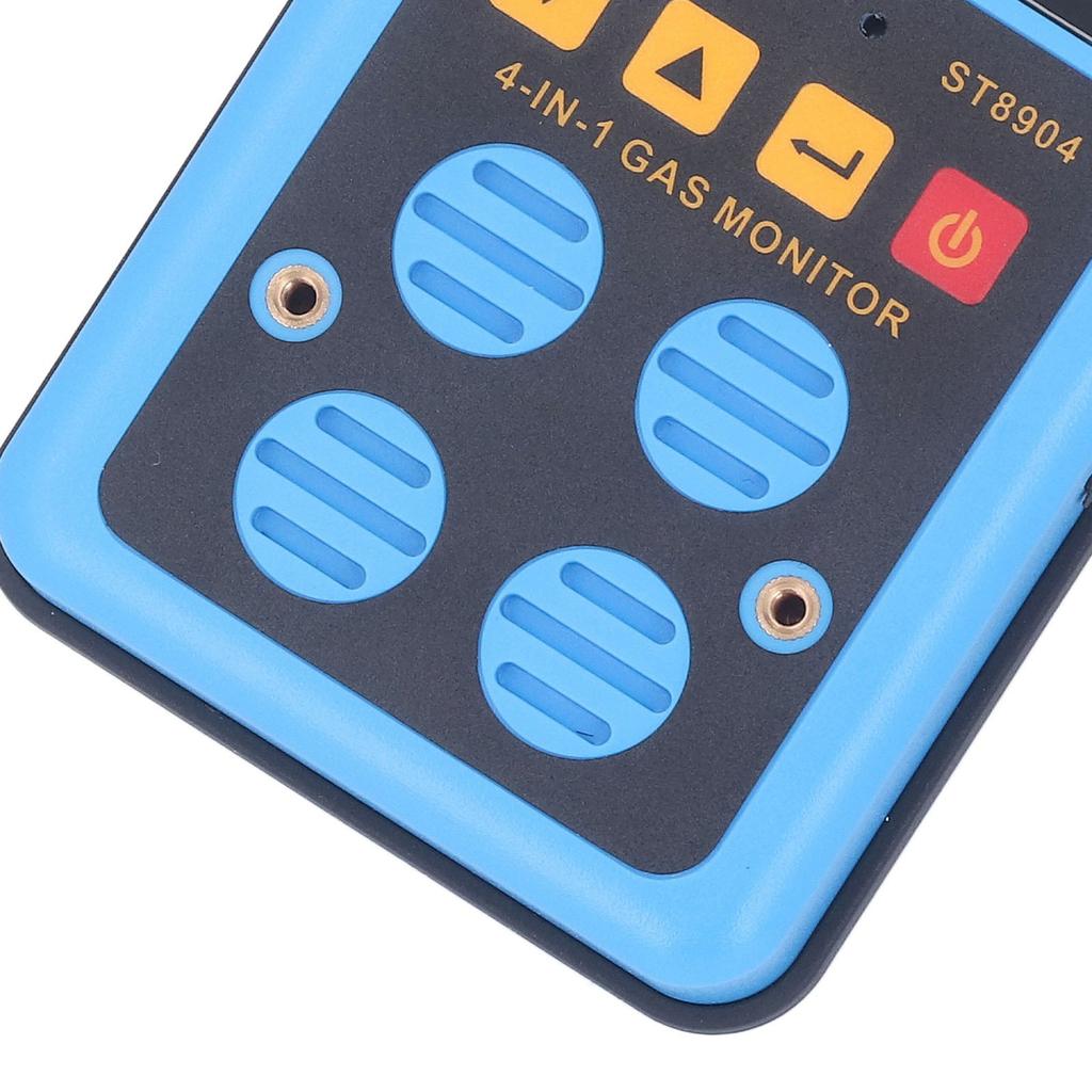 Gas Detector High Sensitivity 4 In 1 Gas Tester Quick Response Backlit Display 3 Alarm Modes for Chemical Industry
