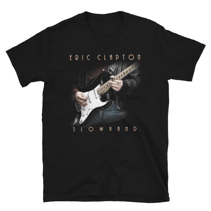 Eric Clapton Slowhand T-shirt Unisex Heavy Cotton Reprint All Sizes M