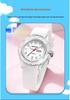 Sanda Student Sports Watch: Waterproof Quartz with Double Calendar, Transparent Case - Fashionable and Personalized for Kids.
