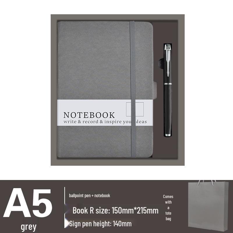 High-End Business Gift Set: Notebook & Insulated Cup Memento for Client Events