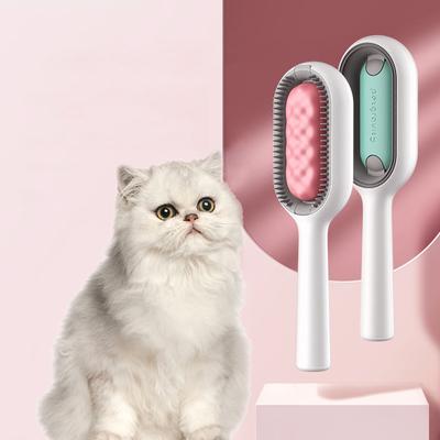 Katze Haustier Reinigungskamm Katze und Hund Haarentfernungsbürste Reinigung Haustierpflegebürste Wasserinjektion Massage Haustierbedarf