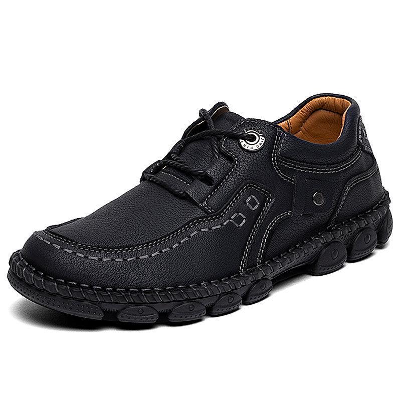 2025 Leather Shoes Men Casual Sneakers Comfort Design Man Shoe Business Leather Loafers Men Shoes Moccasins Tooling Shoe