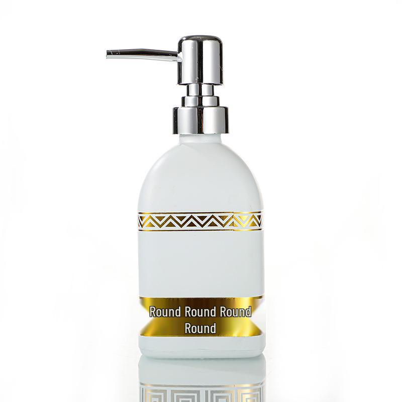 

Premium Imitation Porcelain Glass Refill Bottle for Hand Sanitizer & Shampoo