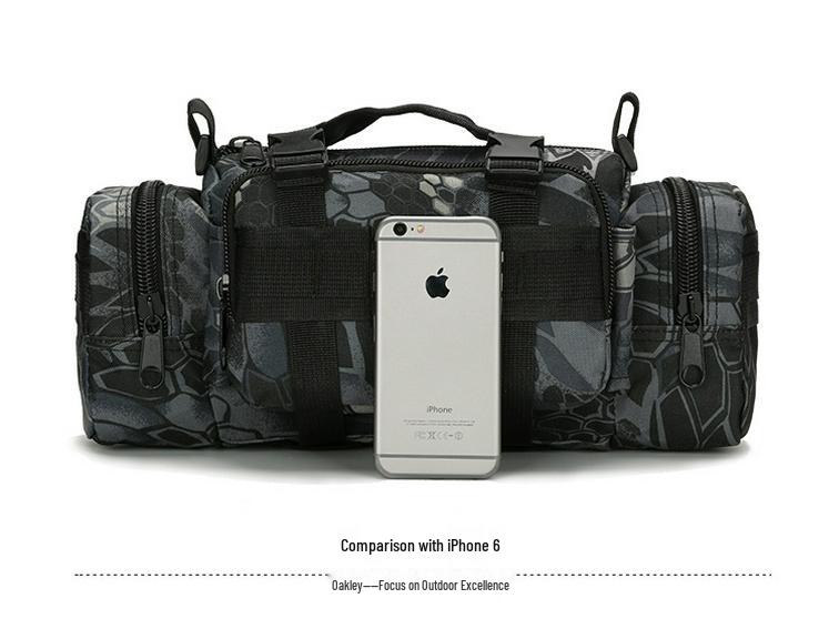 Outdoor Sports Waterproof Multifunctional Waist Bag for Fishing, Running, and Photography.