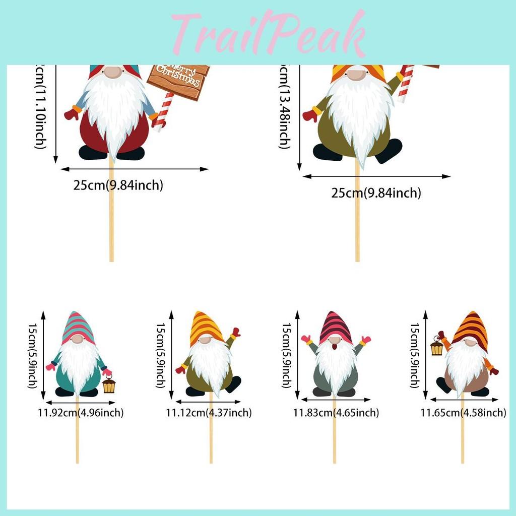 Christmas Placard Vase Decor With Santa Claus Design For Holiday Party Festive