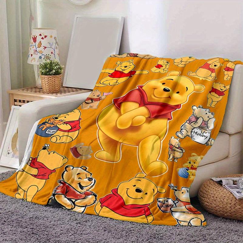 

1pc. Cartoon Winnie the Pooh Blanket, Seasonal Home Decor Gift for All Seasons,Soft Flannel Throw Blanket, Versatile & Cozy for Bedroom, Liv 100x150cm