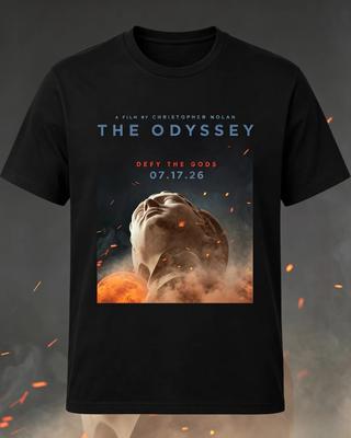 Impresión de Cartel de Película La Odisea Camiseta de Moda Unisex para Mujer 2026 Verano Nueva Moda Streetwear Camiseta de Algodón Transpirable Regalos para Fans