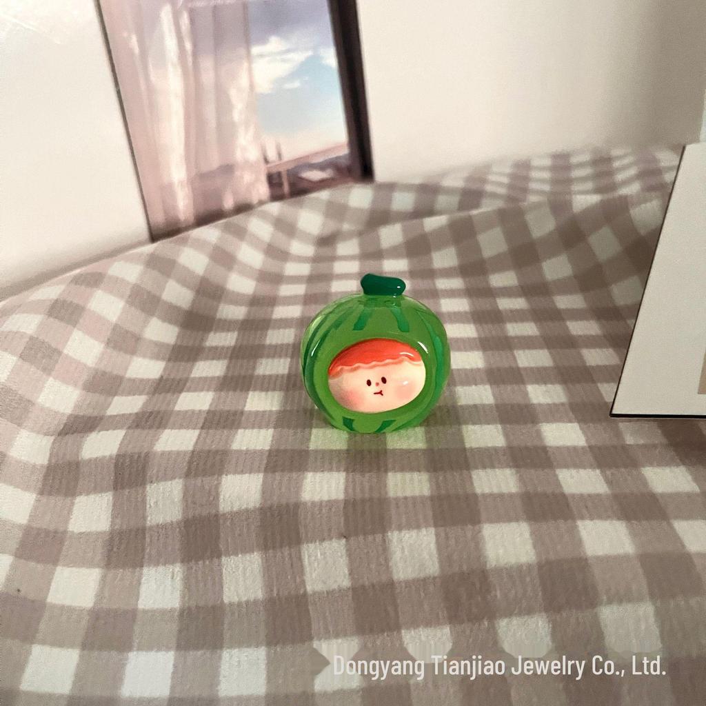 Creative Lilith Li Si Solid Color Resin Fruit Ornaments - DIY Jewelry & Fun Blind Bag