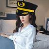 Stylish Flyer Hat Adjustable Captain Hat Sun Protecting Comfortable Hat for Aviation Enthusiasts And Outdoor Activity