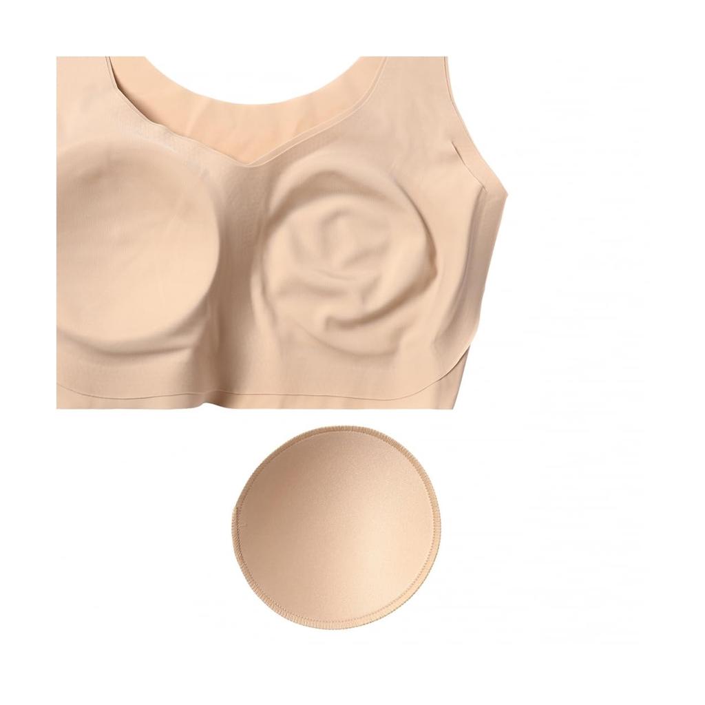 Basic 2 Half Top 10202275 bra with completely not easily no S M008 sloggi [Triumph] [Sloggi Non-wired pads, seamless, lightweight, visible, hooks,