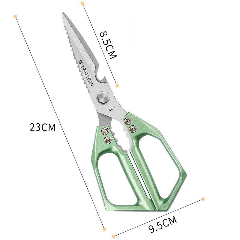 SK5 Stainless Steel Kitchen Scissors Multifunctional Chicken Bone Scissors Shear Fish Duck Cut Chef Professional Scissors