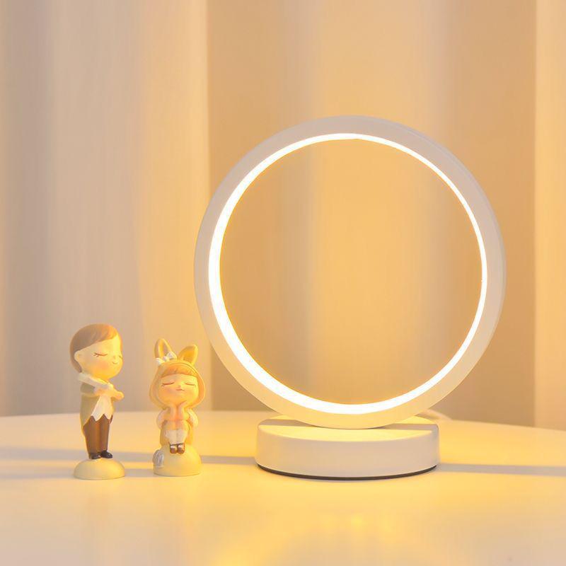 Modern Dimmable Table Lamp for Bedroom, Living Room, or Dorm