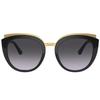 Lunettes de soleil - Dolce &amp; Gabbana - PRINT FAMILY DG 4383 - Noir/Grey Shaded - Acétate - Femme