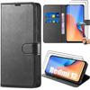 Case - E.F.CONNECTION - For Xiaomi Redmi 12 4G-5G - PU Leather - Anti-Scratch - Wallet with Stand