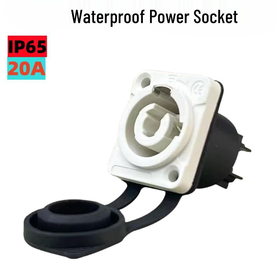 3P LED Display Quick Plug Socket for Solderless Power and Stage Audio Equipment Connection