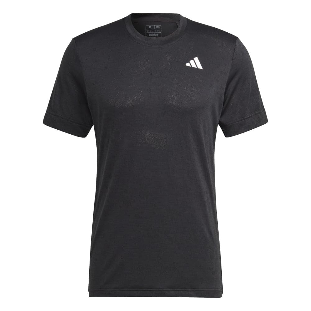 Adidas Freelift MMC23 Short Sleeve Tennis Black Size M Men's T-Shirt, (HS3313),